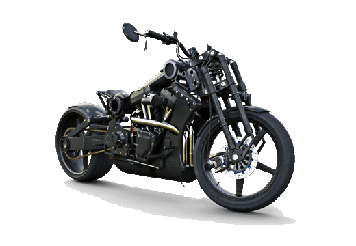 Custom motorcycle.